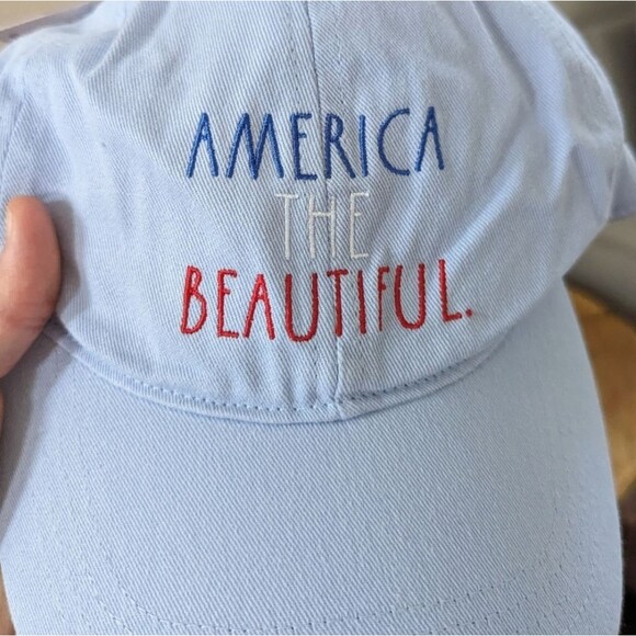 NWT Rae Dunn “America the Beautiful” Baseball Hat Cap - Picture 2 of 4